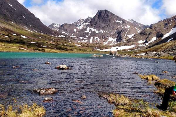 Hiking near Williwaw Lakes