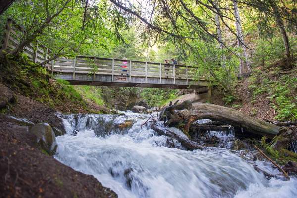 Chugach State Park's McHugh Creek bridge