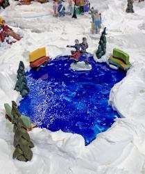 Gingerbread Village Pond