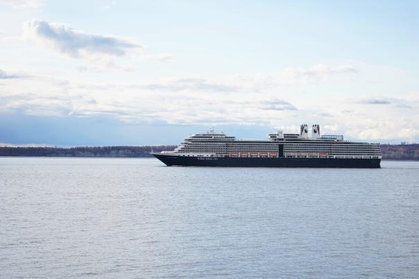 Cruise Ship Leaving Port of Anchorage