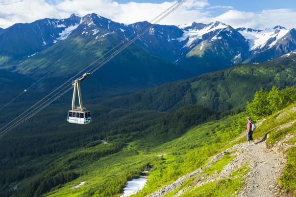Alyeska Resort Tram and North Face hiking trail