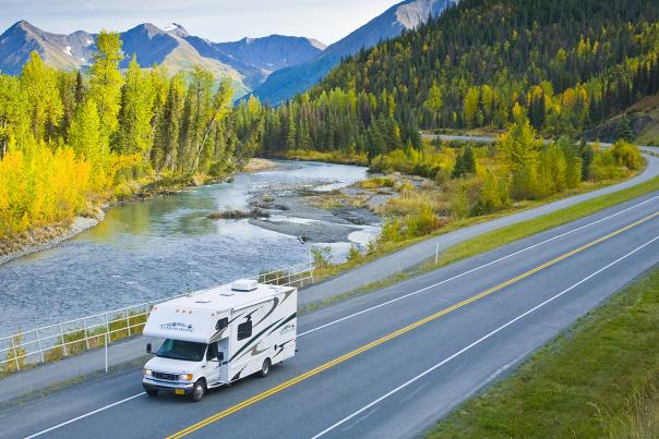 RV tours on the Seward Highway outside Anchorage