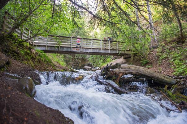 Chugach State Park's McHugh Creek bridge