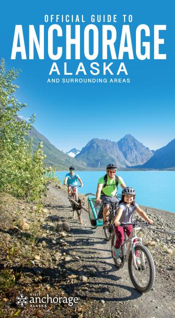 The cover of the Official Guide to Anchorage, 45th Edition.