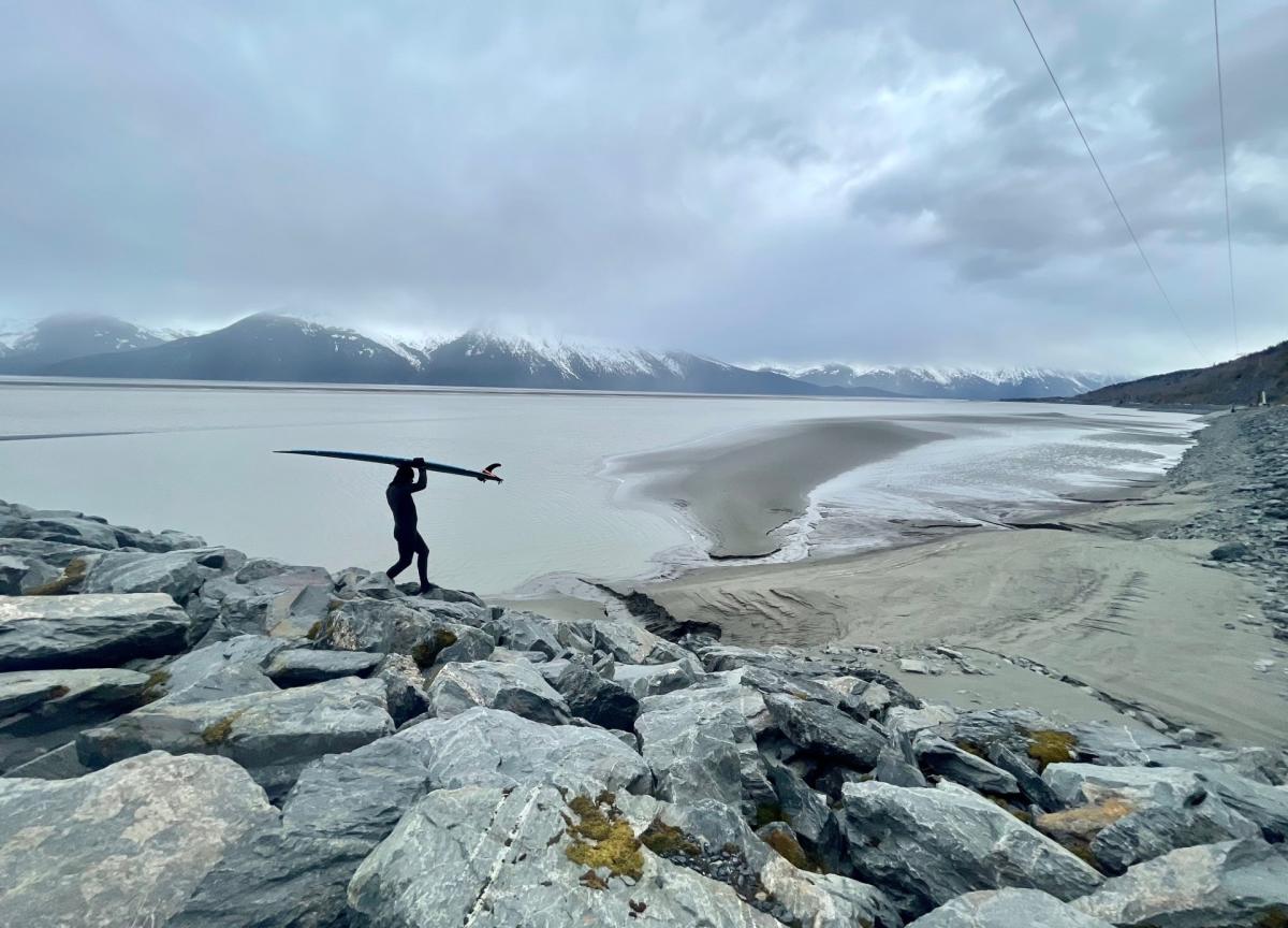 Surfing the Bore Tide