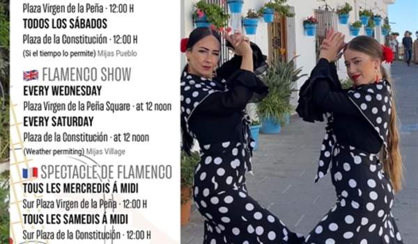 Espectáculo de Flamenco en Mijas y Mercado Artesanal