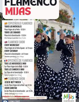 Espectáculo de Flamenco en Mijas y Mercado Artesanal