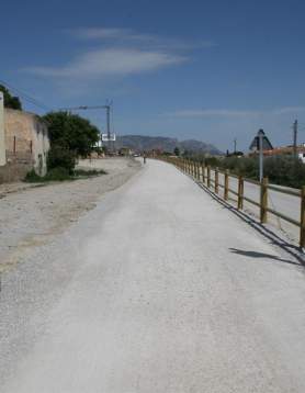 Grüner Weg der Sierra de Baza