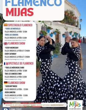 Espectáculo de Flamenco en Mijas y Mercado Artesanal