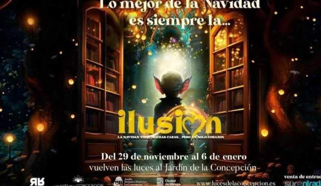 Angélical: El Reino de los Ángeles de la Navidad au Jardin Botanique de Malaga