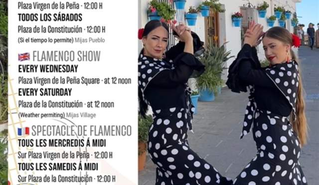 Espectáculo de Flamenco en Mijas y Mercado Artesanal