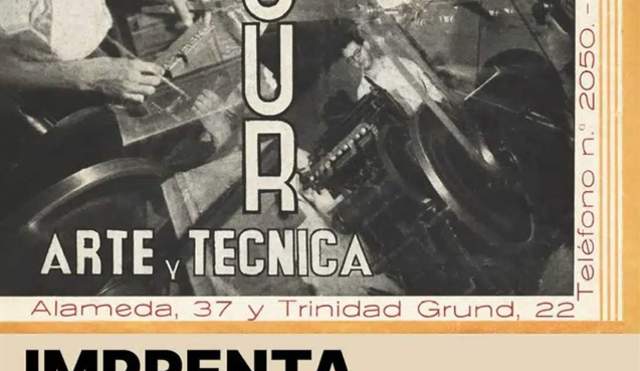 Exposición Imprenta del Sur (1925-2025).Cien años, cien objetivos