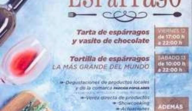 Feria Gastronómica del Esparrago en Huetor Tájar