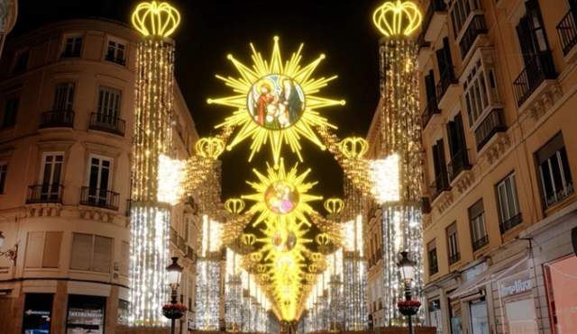 Luces de Navidad en Málaga