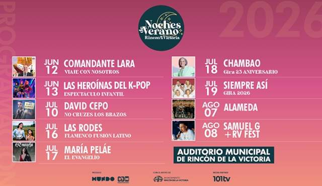Noches de Verano Rincón de la Victoria