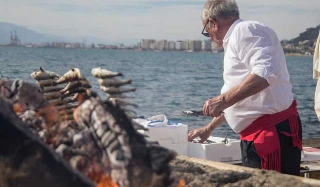 Espeto-Workshop (Fischspieße) in Málaga