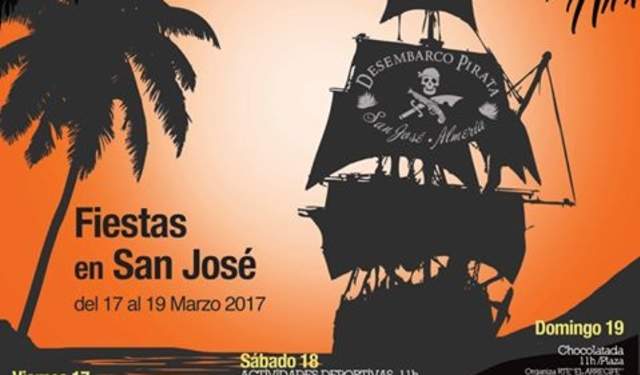 Fiestas en San José "Desembarco Pirata"