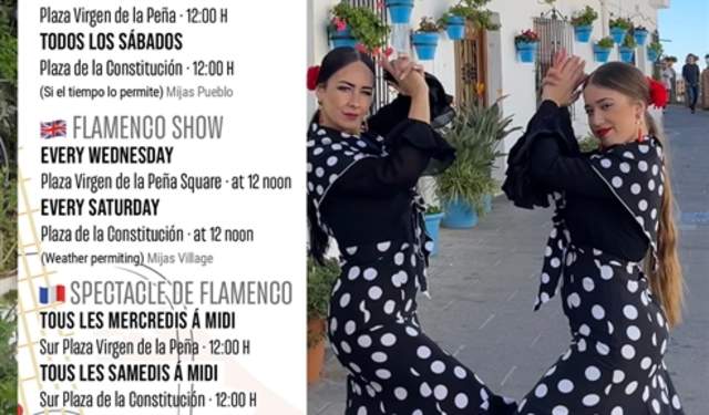 Espectáculo de Flamenco en Mijas y Mercado Artesanal