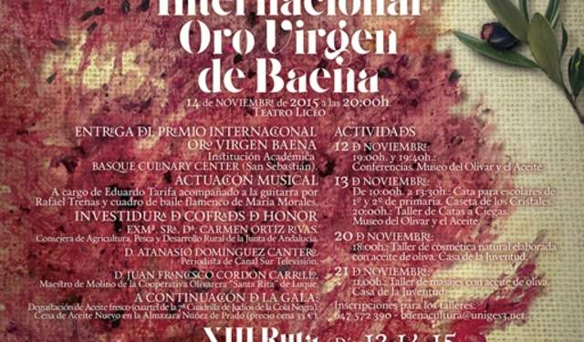 Internationale Gala des Flüssigen Goldes und Tapas-Streifzug in Baena