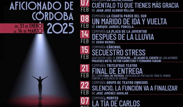 Muestra de Teatro Aficionado von Córdoba (Amateurtheaterfestival)