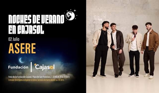 Actuación de Asere. Ciclo Noches de verano Cajasol