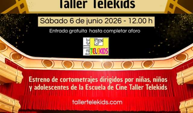 Gala Cinematográfica de Taller Telekids en el Cine Cervantes
