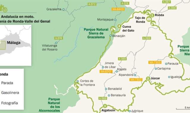 Serranía de Ronda - Valle del Genal route