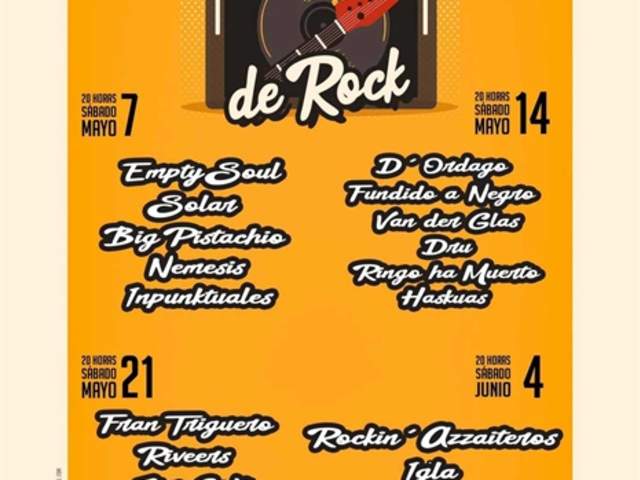 Ciclos de Conciertos de Rock