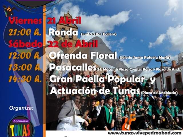 Encuentro de Tunas de Pedro Abad