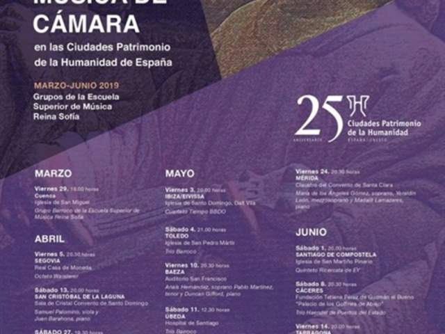 Ciclo de Música de Cámara en las Ciudades Patrimonio de la Humanidad - Úbeda y Baeza
