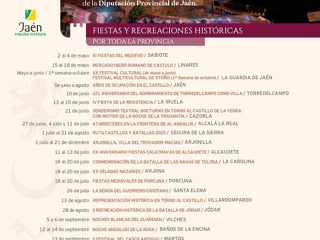 Erleben Sie Burgen und Schlachten des Königreichs Jaén