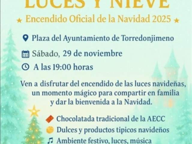 "Navidad de Luces y Nieve" en Torredonjimeno