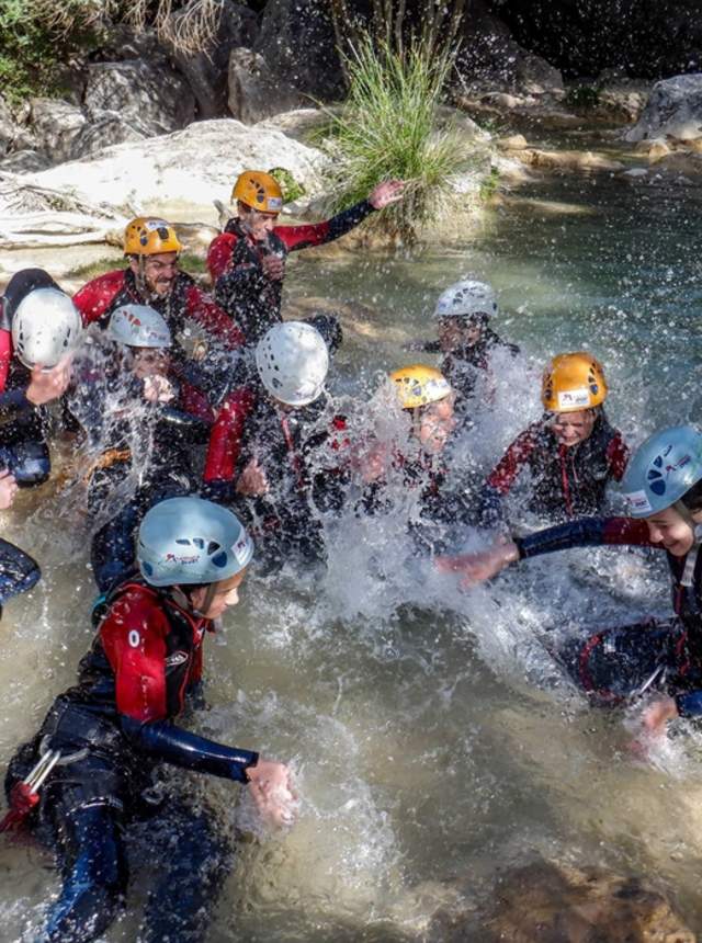 Descenso de barrancos en Sierras de Cazorla