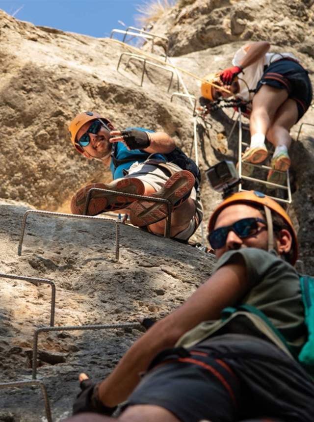 Vías ferratas en Sierras de Cazorla