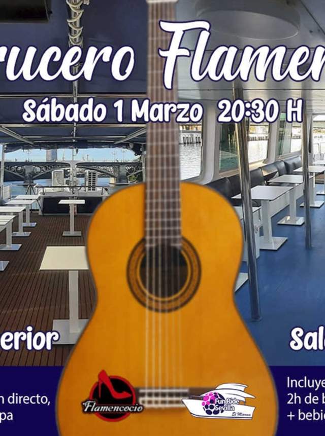 Sevilla: Crucero Flamenco por el Guadalquivir