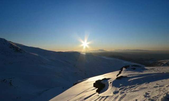 100 kilometres of snowscapes in the heart of Andalusia
