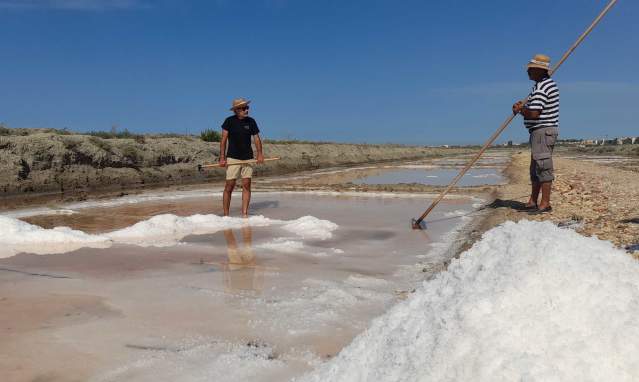 Las Salinas gaditanas