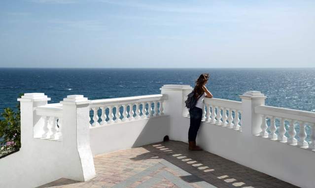 Nerja, a beautiful white balcony overlooking the Mediterranean sea.
