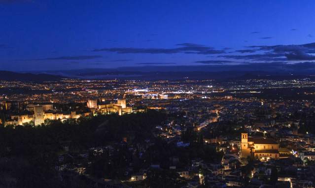 The most beautiful city, even in the dark
