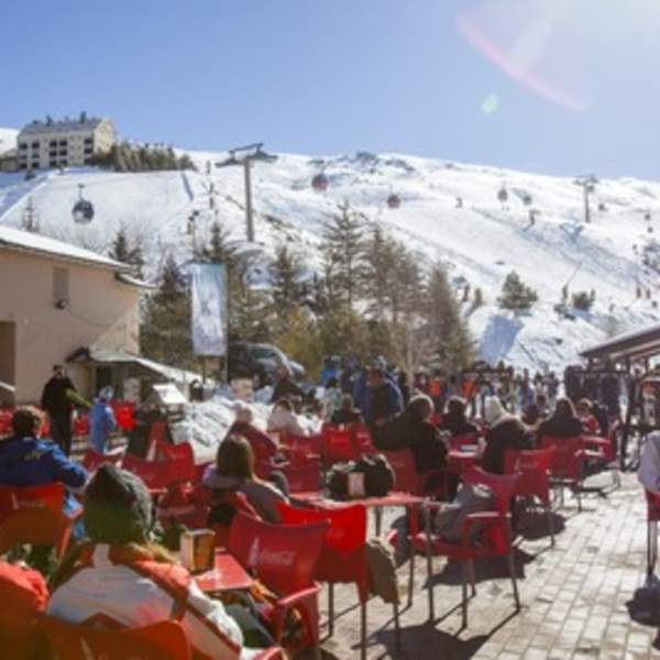 La Estación en la temporada de nieve