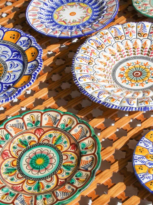 La Rambla and its pottery