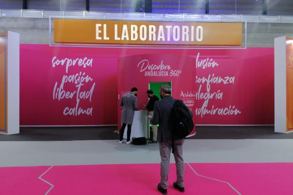 Dos experiencias interactivas esperan a los visitantes en el Laboratorio del Pabellón de Andalucía de FITUR