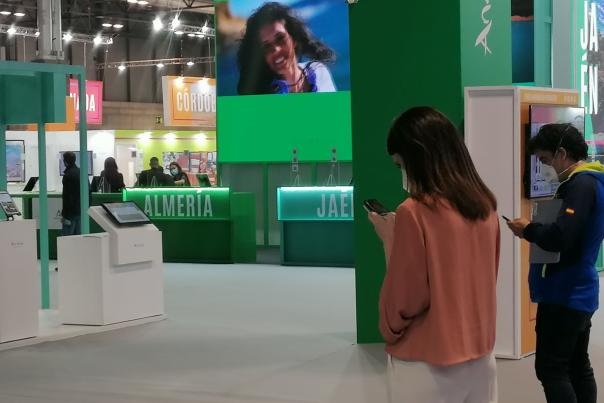 Una web App para visitar de forma virtual La Fábrica de las emociones en el Pabellón de Andalucía de FITUR 2021