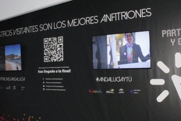 Muchas dinámicas para los visitantes del stand de Andalucía en Fitur 2017