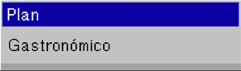 Plan Gastronómico