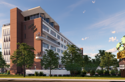 Caravan Court Rendering