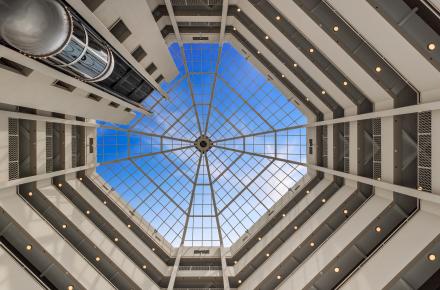 Crowne Plaza Arlington Ballpark Stadium Atrium