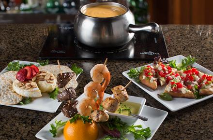 Bar Appetizers at The Melting Pot