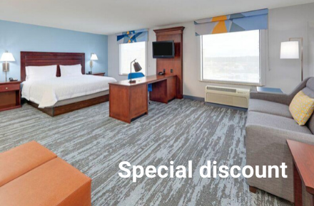 Hampton Inn South COVID Rate