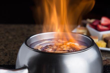 S'mores Chocolate Fondue